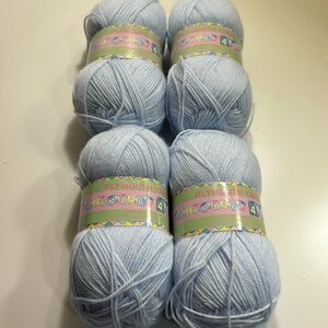 NWT Dreambaby 4 ply Fingering yarn from Plymouth. Bundle of 4 skeins-2 bundles.